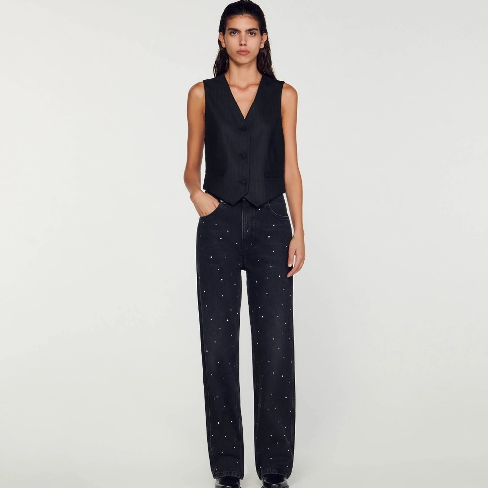 Sandro "Waly" Rhinestone Jean NWT Size 36